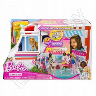 Игровой набор Barbie Машина скорой помощи (HKT79)