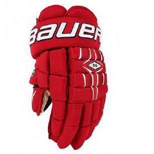 Перчатки хоккейные Bauer Nexus 1000 Sr Red