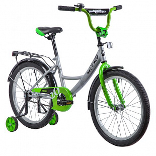 Велосипед Novatrack Vector 20" (2019) Silver/Green 203VECTOR.SL9