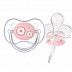 Пустышка Canpol babies Newborn Baby Силиконовая Круглая 6-18 мес. (22/563) pink