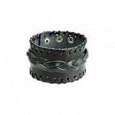Мужской браслет из натуральной кожи Spikes SL0092-K