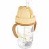 Поильник непроливающий Canpol babies Mountains с трубочкой и утяжелителем 270 мл 6+ (56/620_bei) beige