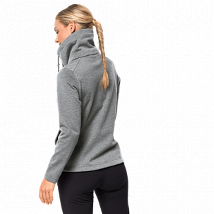 Джемпер женский Jack Wolfskin Sky Thermic Jacket Women medium grey