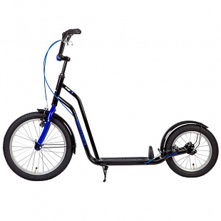 Самокат внедорожный Novatrack City Line Black 18/14" 18STAMPN1CL.BK8