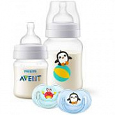 Подарочный набор Philips Avent Natural Пингвинёнок SCD374/01