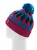 Шапка детская Jack Wolfskin Diamond Knit Cap K bordo/blue