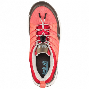 Кроссовки детские Jack Wolfskin Thunderbolt Low K rose / clay