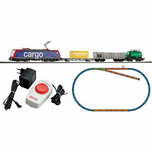 Стартовый набор Piko Электровоз SBB BR 185 и 3 грузовых ва 57187