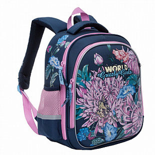 Рюкзак школьный GRIZZLY RA-879-5 /1 dark blue