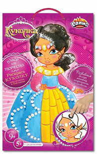 Набор для детского творчества Dalis Раскраска из пластилина Кукла Мария MC-208