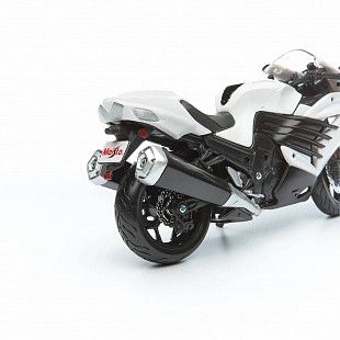 Мотоцикл Maisto 1:12 Kawasaki ZX-14R (31101) black/white