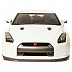 Коллекционная модель Bburago 1:18 Nissan GT-R (18-12079) white