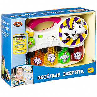 Игрушка Play Smart пластмассовая Веселые зверята  7134 музыкальная обучающая