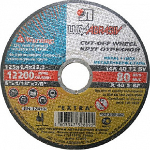 Круг отрезной Lugaabrasiv 35х0,3x3,2 см 4603347454749