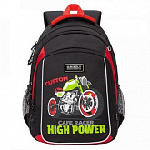 Рюкзак школьный GRIZZLY RB-152-3 /1 black/red