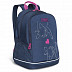 Рюкзак школьный GRIZZLY RG-163-10 /1 dark blue