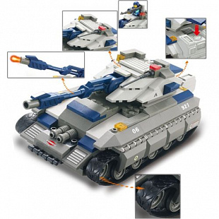 Конструктор Sluban Танк военного спецназа M38-B0205