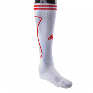 Гетры футбольные Alpha Caprice S-20 white/red
