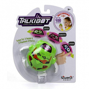 Интерактивная игрушка Silverlit Робот Talkibot 88535S green