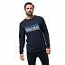 Пуловер мужский Jack Wolfskin Slogan Sweatshirt M night blue