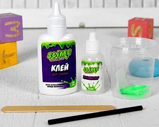 Игрушка Slime Малый набор для мальчиков Лаборатория 100гр SS100-4 Green