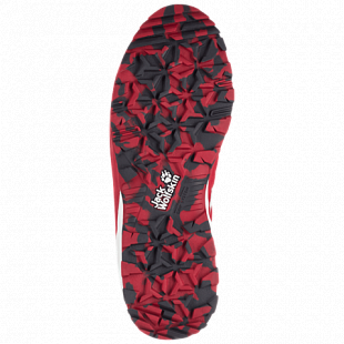 Полуботинки мужские Jack Wolfskin Cascade Hike Texapore Low M red / white