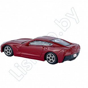 Машинка Bburago 1:43 2014 Corvette Stingray (18-30000/18-30250) red