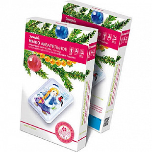 Творческий набор Josephin 74069 Новый Год Мыло акварельное «Снегурочка» 981012