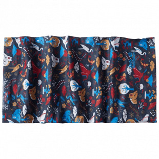 Повязка на голову Jack Wolfskin Print Headgear Kids dark lacquer red allover 1907772-7908