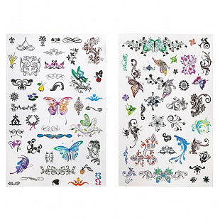 Набор тату-арт Bondibon Eva Moda.Райский сад ВВ1826