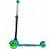 Самокат-кикборд Novatrack Disco-kids Print 120H.DISCOKIDS.SGBL20 black/green/blue