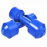 Гантели пластиковые Европодвес 2х1,5 кг Blue