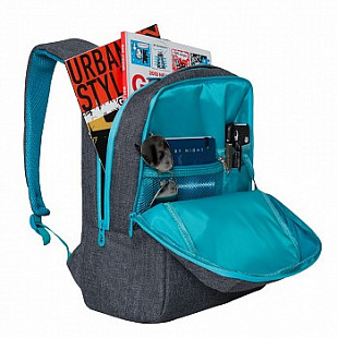 Рюкзак школьный GRIZZLY RD-954-2 /4 dark grey