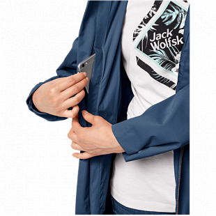 Пальто женское Jack Wolfskin Dakar Parka W ocean wave