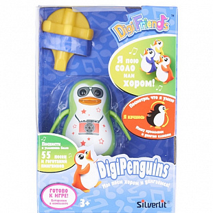 Игрушка Digifriends Пингвин с кольцом, зеленый, фотограф 88333-6