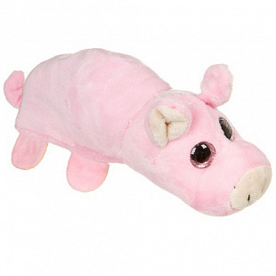 Мягкая игрушка Bondibon МИЛОТА 2в1 поросёнок-мышь LEO19-6B