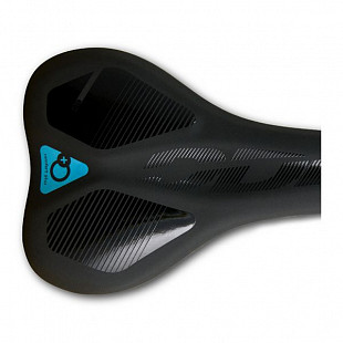 Велоседло DDK D073MF black/grey/blue