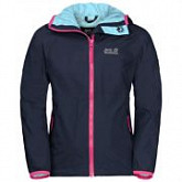 Куртка детская Jack Wolfskin Rainy Days Girls midnight blue