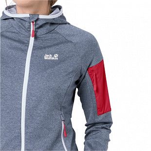 Куртка женская Jack Wolfskin Milford Hooded Jacket W dark indigo