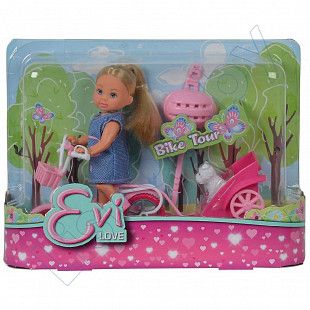 Кукла Evi Love Bike Tour 12 см. (105730783) violet