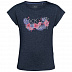 Футболка детская Jack Wolfskin Brand T Girls midnight blue