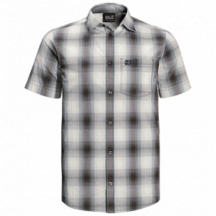 Рубашка мужская Jack Wolfskin Hot Chili Shirt M dusty grey checks