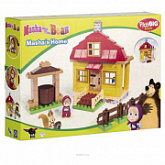 Конструктор Big Маша и Медведь, Домик Маши, 95 дет 800057096