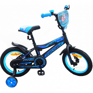 Велосипед Favorit Biker 20" (2019) Black/Blue BIK-20BL