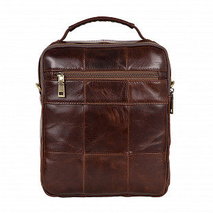 Мужская кожаная сумка Polar 812166-9 brown