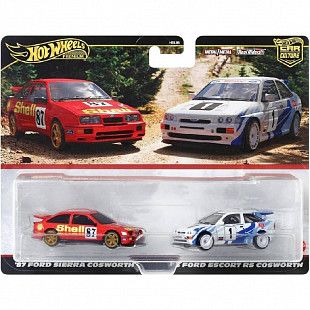 Набор машинок Hot Wheels '93 Ford Escort RS Cosworth & '87 Ford Sierra Cosworth (HBL96 HRR73)