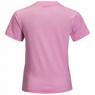Футболка детская Jack Wolfskin Walhalla Hills T Kids pink tulip allover
