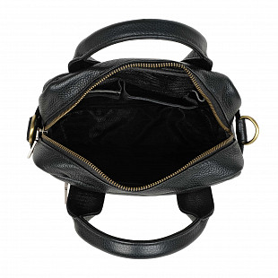 Мужская кожаная сумка Polar 20168 black