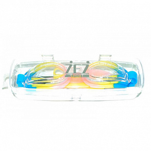 Очки для плавания Zez Sport DC602 Blue/Yellow