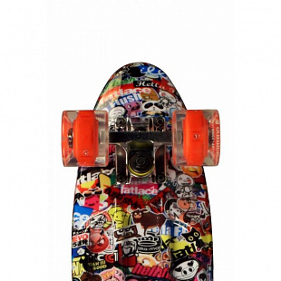 Penny board (пенни борд) Triumf Active Led Print Space Age 22" TLS-401G